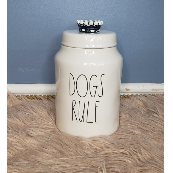 Rae Dunn Dog Nwot Rae Dunn Dog Treat Canister Poshmark